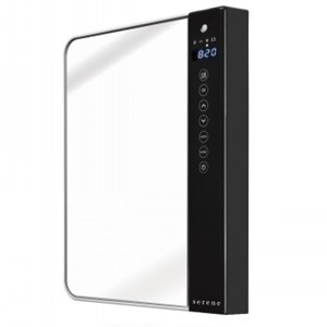 Serene Tesoro 2kW Digital Bathroom Heater & Mirror - 10Year Warranty